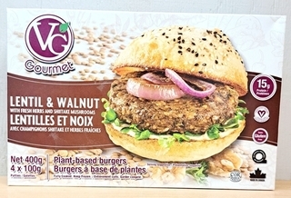 Frozen Burger - Lentil & Walnut (VG Gourmet)